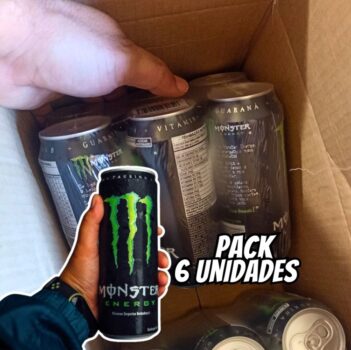Pack de Monster Energy 473ml - Unidade 6 unidades