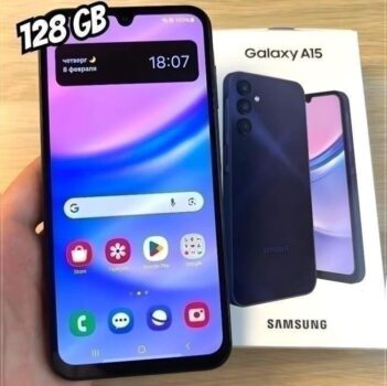 Smartphone Samsung Galaxy A15 6,5" 128GB Azul Escuro 4G 4GB RAM Câm. Tripla 50MP + Selfie 13MP 5000mAh Dual Chip