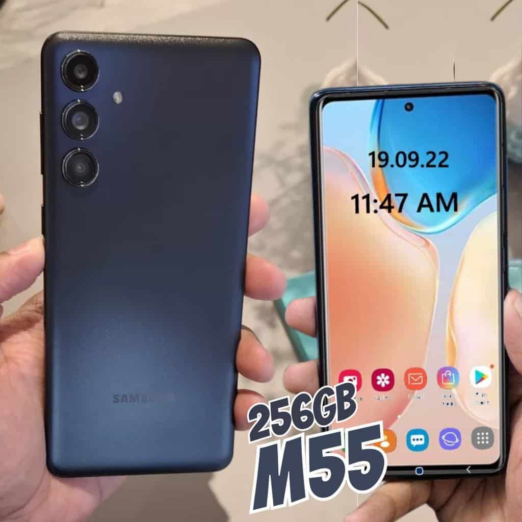 Smartphone Samsung Galaxy M55 256GB 5G 8GB RAM Tela 6,7" Câm. Tripla + Selfie 50MP Dual Chip