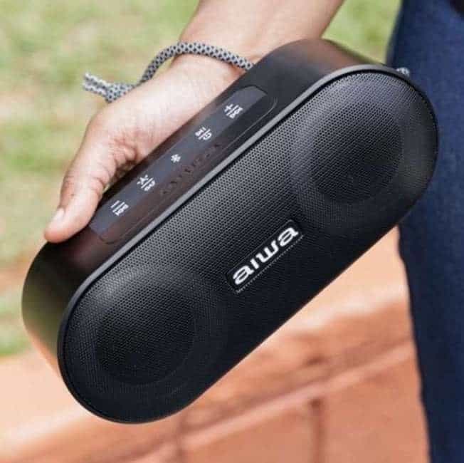 Aiwa AWS-SP-01 Caixa De Som Speaker Bluetooth Cor Preto Aiwa 110v/220v