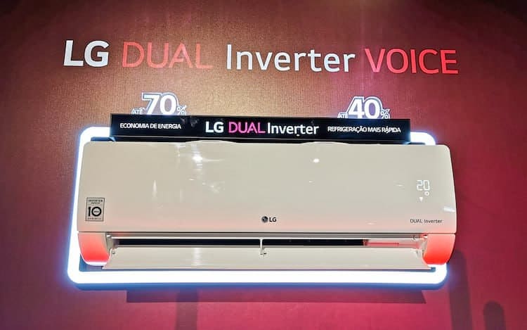 Ar Condicionado LG Dual Inverter Voice 24.000 Frio 220V