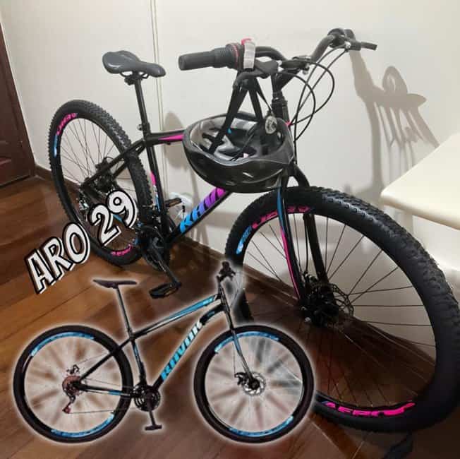 Bicicleta Aro 29 Ravok 21v Aço Carbono Freios a Disco