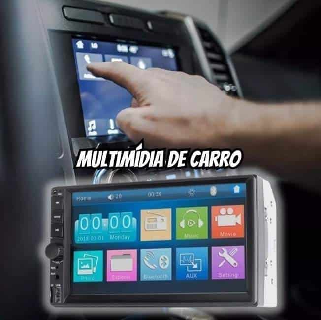 Central Multimídia Evolve Multi Tela 7pol. com Espelhamento iOS Android - GP348