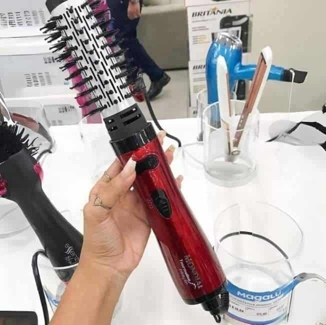 Escova Rotativa Mondial Red Infinity Keratin - ER-11-KR 1000W de Cerâmica