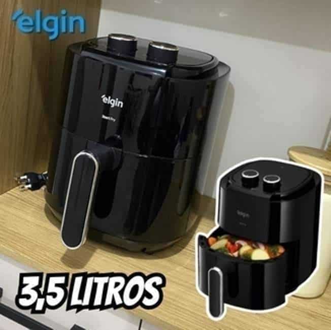 Fritadeira Air Fryer Elétrica Start Fry 3,5l 110v Elgin