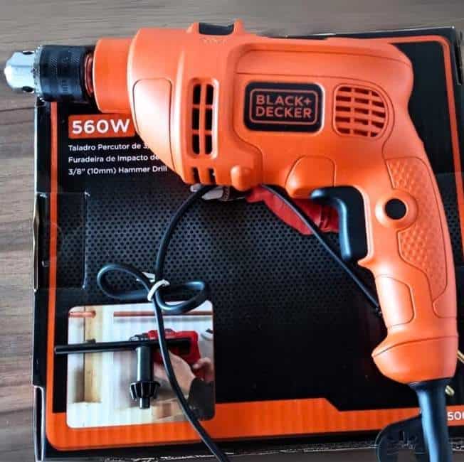 Furadeira De Impacto Black+Decker 560W 127V 3/8" TM500K