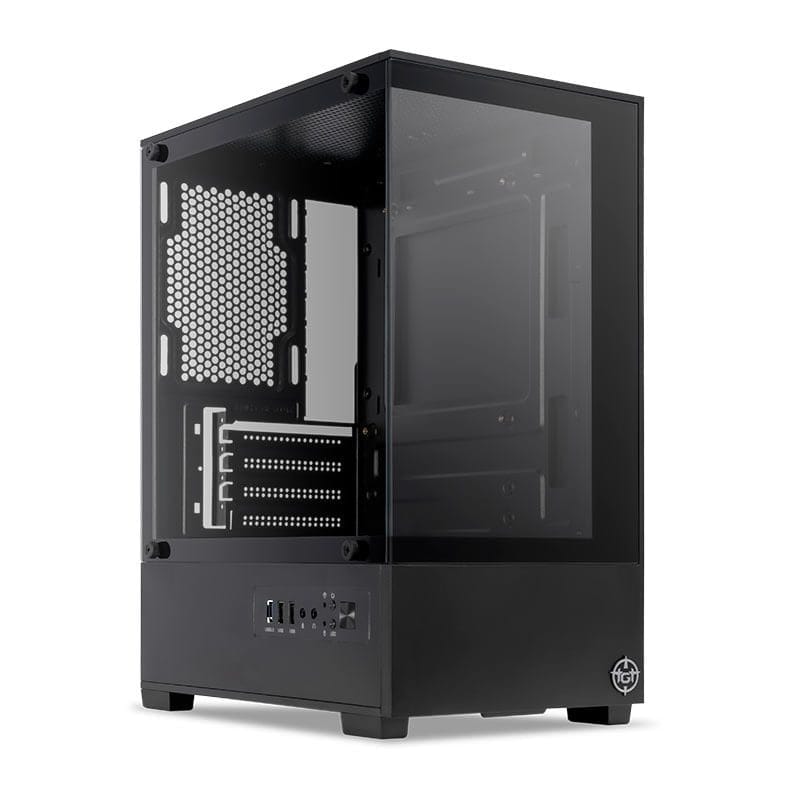 Gabinete Gamer Tgt Legion, Mid-tower, Lateral De Vidro Preto