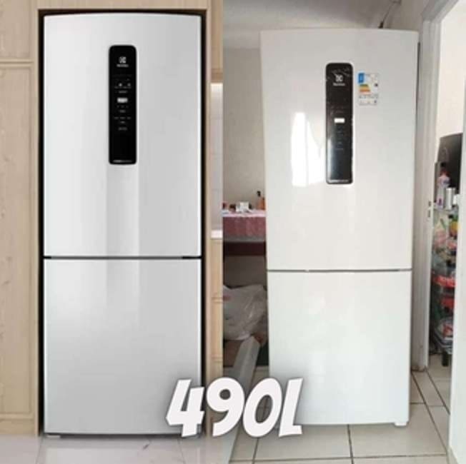 Geladeira/Refrigerador Electrolux Degelo - Automático Inverse Branca 490L Efficient IB7