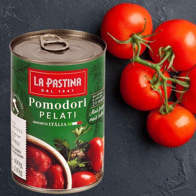 La Pastina Tomates Pelados 400G