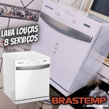 Lava-louças Brastemp 8 Serviços BLF08 Branca