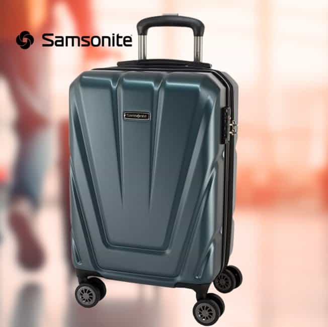 Mala de Viagem, Samsonite, Pequena, Vegas Teal