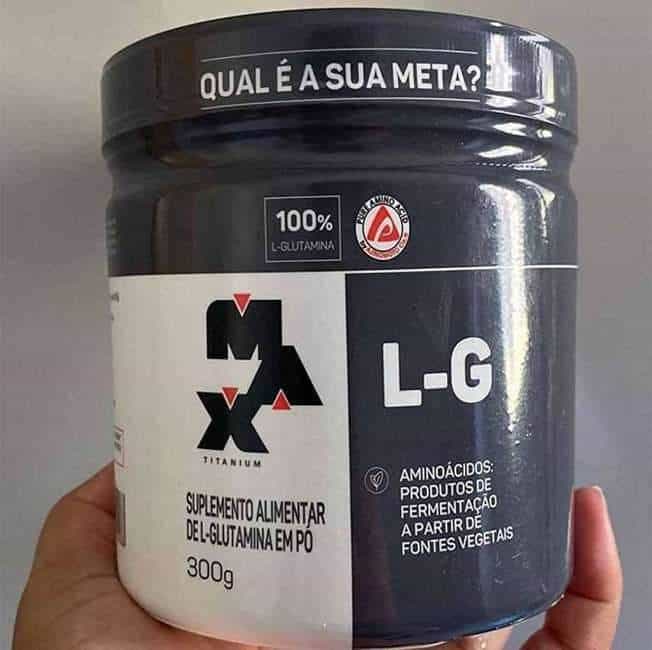 Max Titanium Glutamina L - G - Pote - 300g