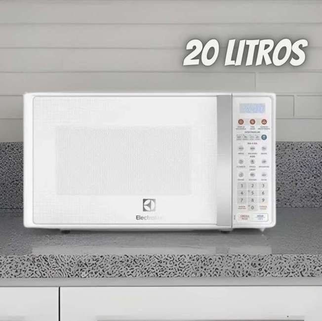 Micro-ondas Electrolux 20 Litros Função Tira Odor Branco Mto