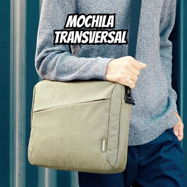 Mochila Transversal Lenovo Casual Verde T210 até 15.6" para notebook GX40Q17232