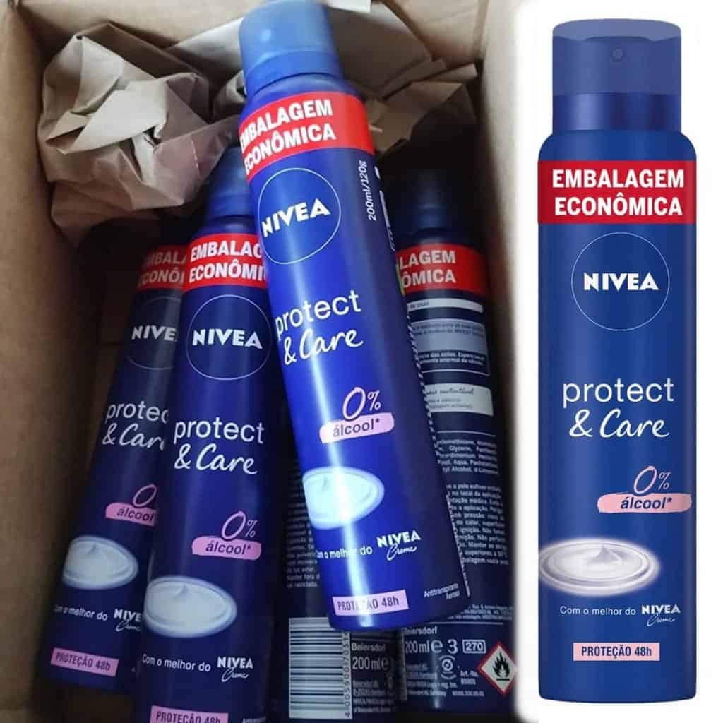 NIVEA Desodorante Antitranspirante Aerossol Protect & Care 200ml