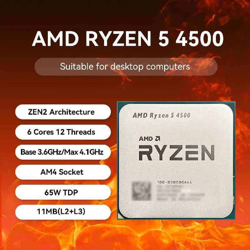 Processador AMD Ryzen 5 4500 Cupom