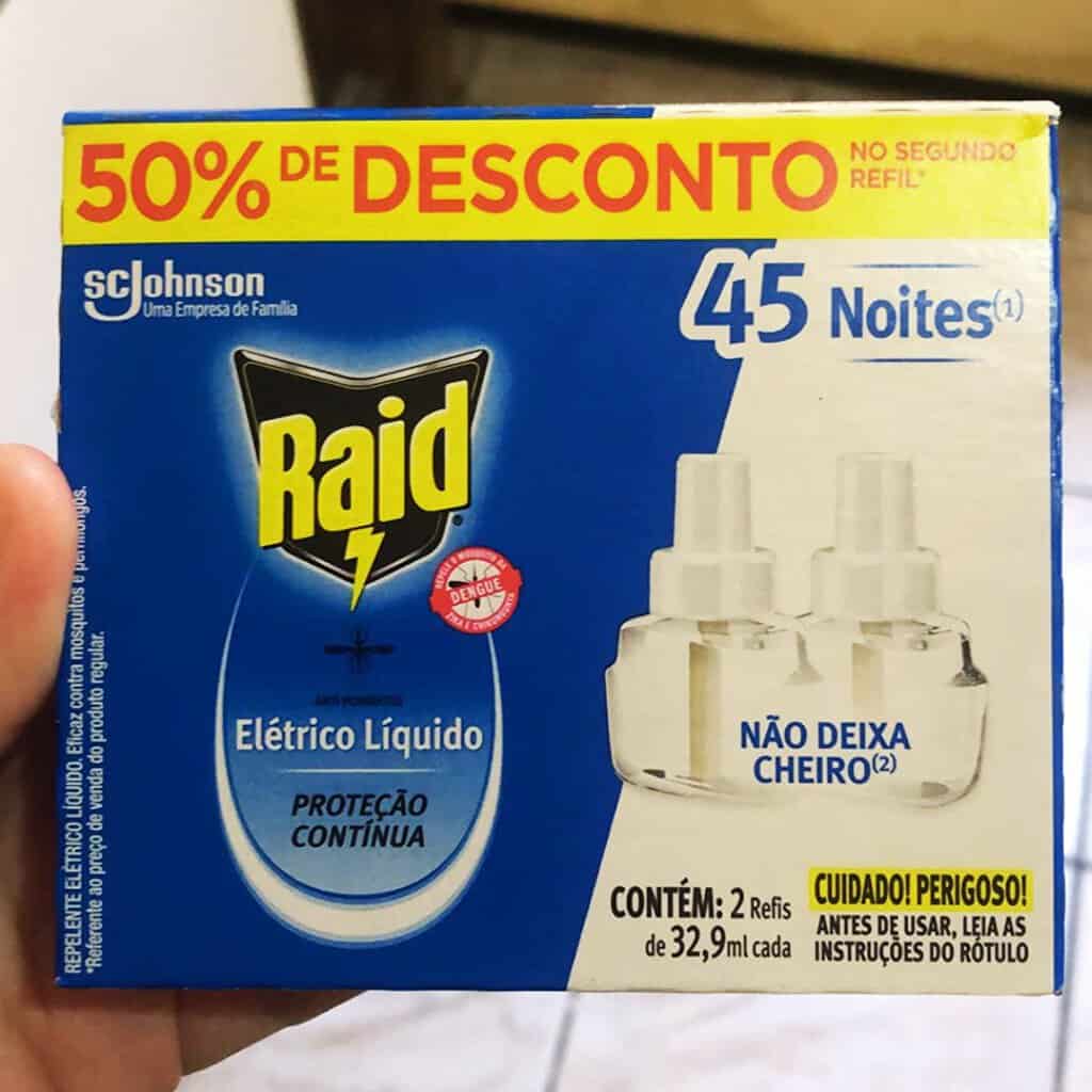 Raid Inseticida Elétrico Líquido Refil Regular 2 Unidades 32.9 Ml Cada 2 Unidades Pacote De 2