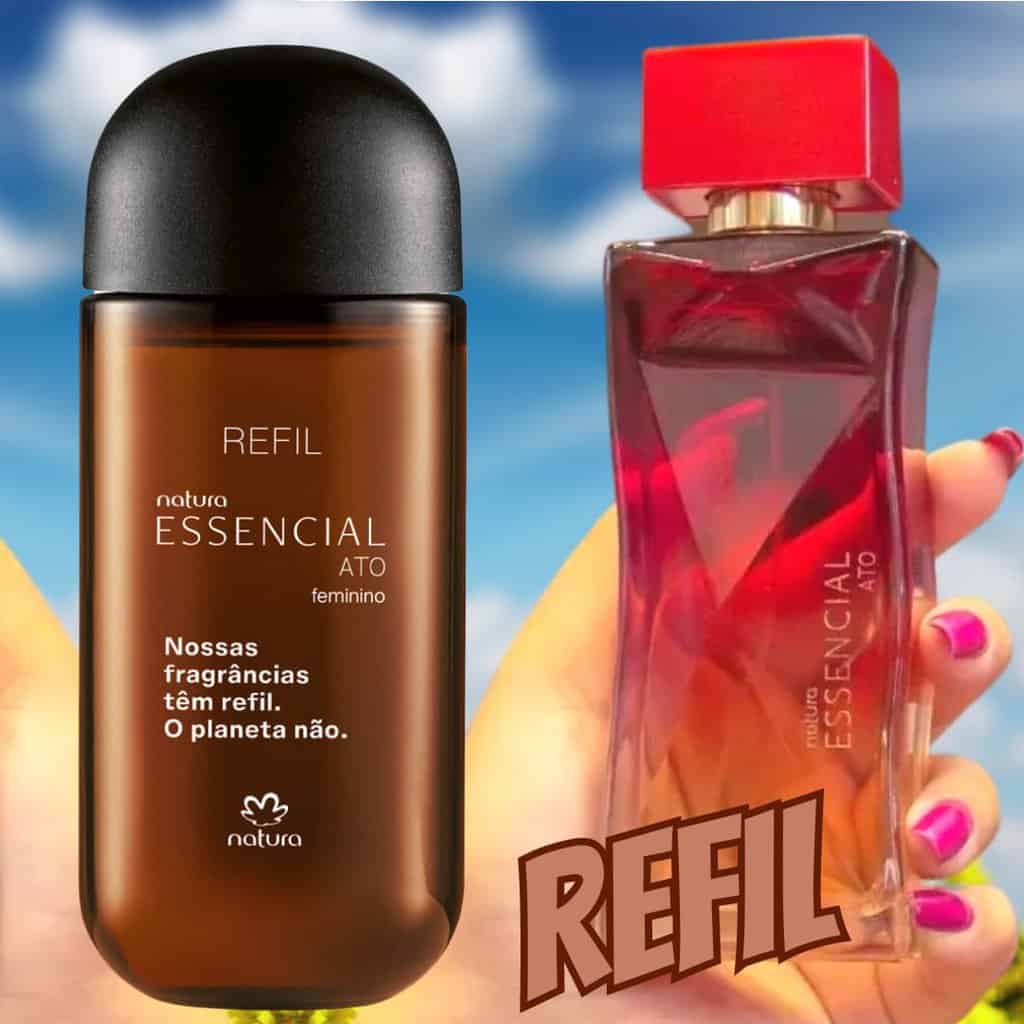 Refil Desodorante Perfume Essencial Ato Feminino 100 ml