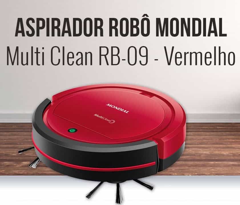 Robô Aspirador de Pó Mondial RB-09 30W