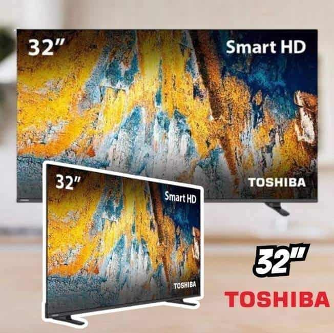 Smart TV QLED 32'' HD Toshiba 32V35LS VIDAA 2 HDMI 2 USB Wi-Fi - TB016M
