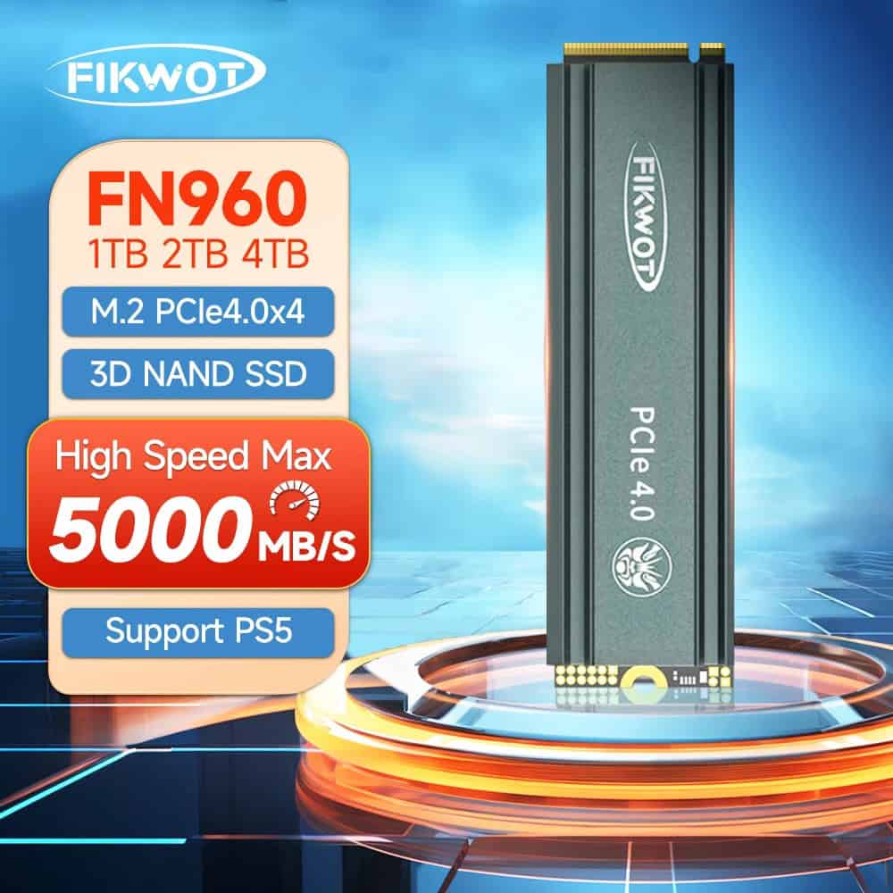 SSD M2 NVME 4.0 Fikwot 1TB 5000 Mbps