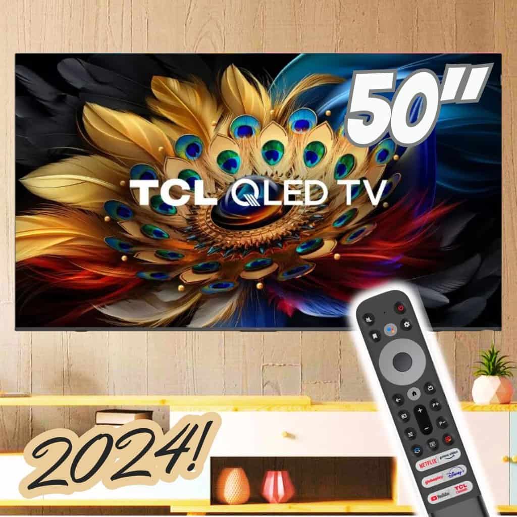 TCL Smart TV Advanced 4K QLED PRO 50 C655 Google Tv Dolby
