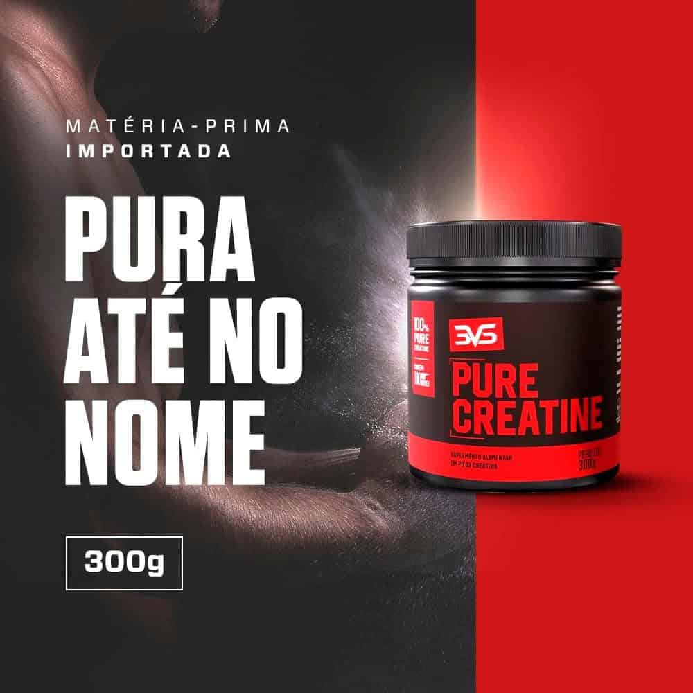 3VS Nutrition Creatina Monohidratada 300g 100% Pura