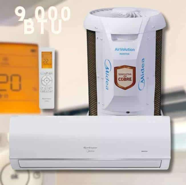 Ar Condicionado Midea Airvolution Inverter 9000 Btu Frio 220