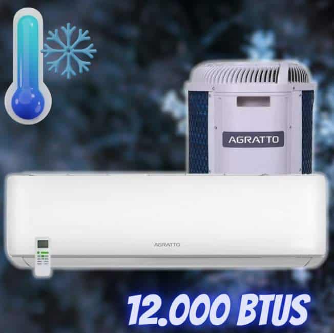 Ar-Condicionado Split HW Agratto One Top 12.000 BTUs R-32 Só Frio 220V