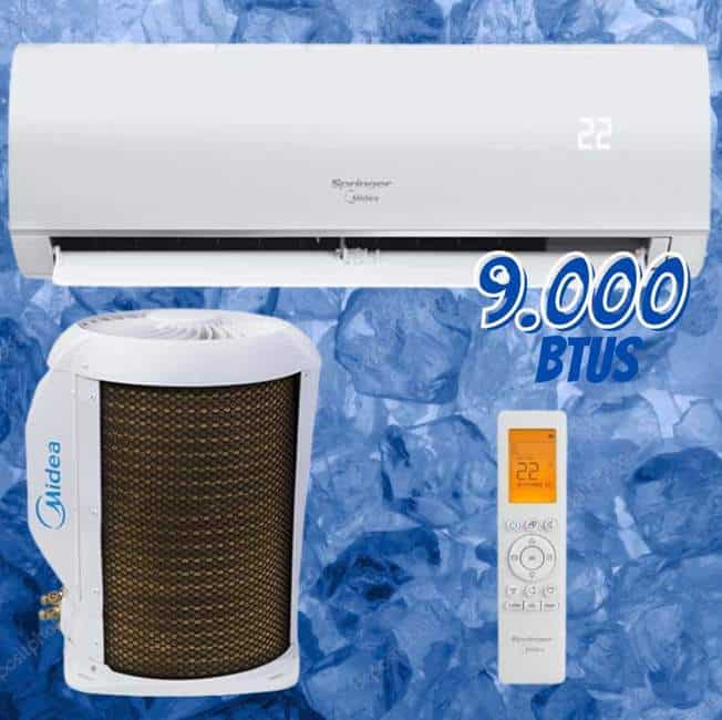 Ar-Condicionado Split HW Inverter Springer Midea AirVolution Connect 9.000 BTUs R-32 Só Frio 220V