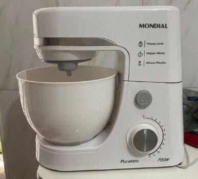 Batedeira Planetária Mondial Bp-03w-2b 12 Velocidades 700w Branco
