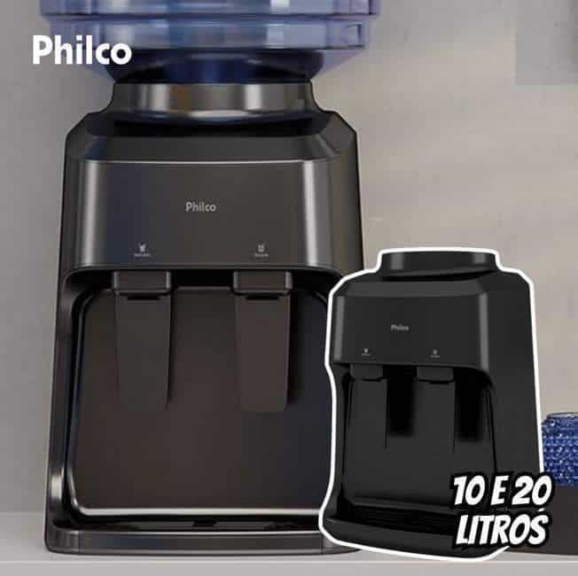 Bebedouro Philco Bivolt 10L e 20L Duas temperaturas PBE14