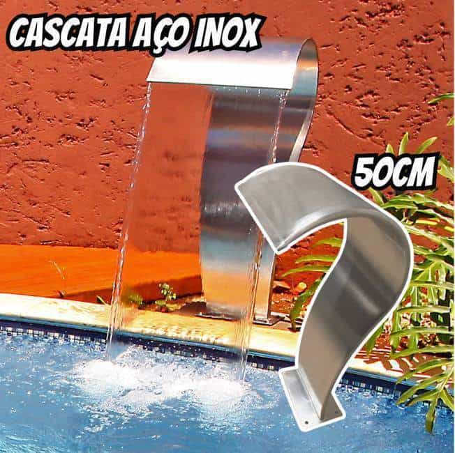 CASCATA NAJA AÇO INOX PISCINA