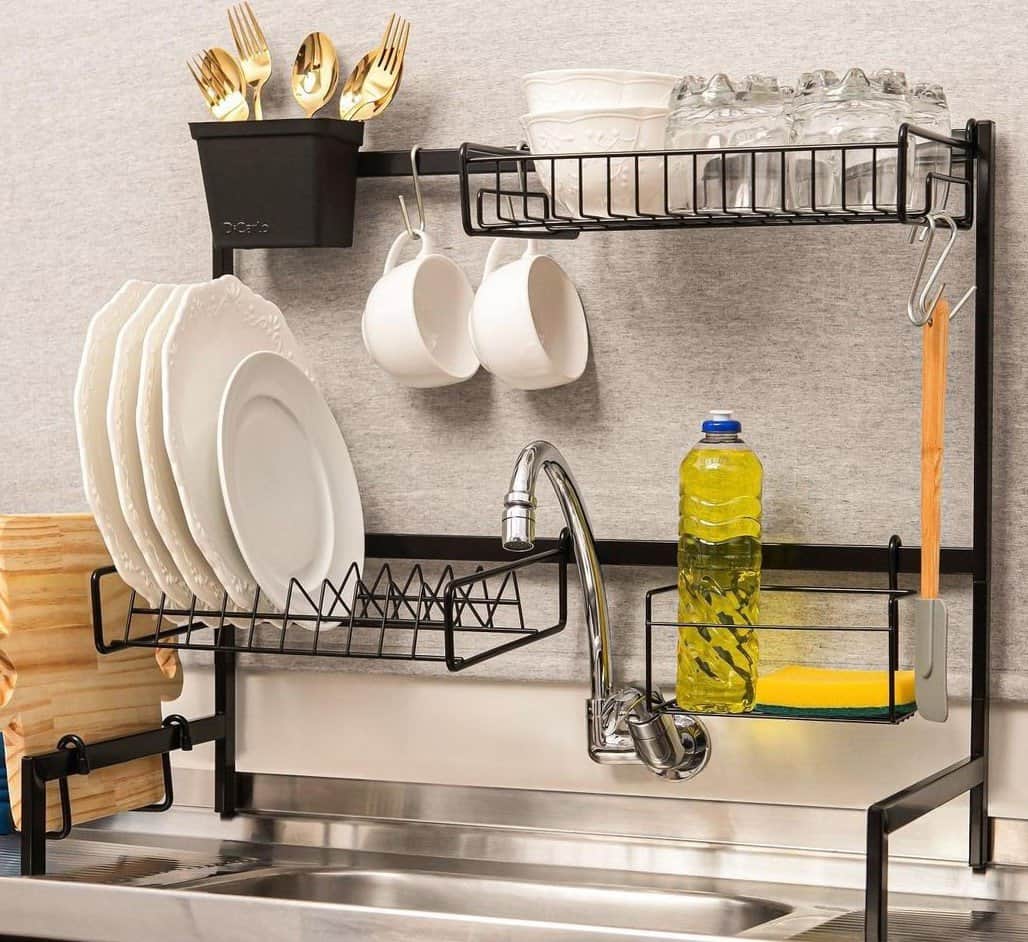 Cozinha Autossustentável Escorredor de Louça Suspenso Modular 63cm - DICARLO