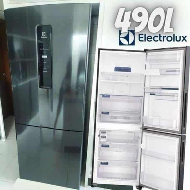 Geladeira/refrigerador Electrolux Frost Free - Inverse Black Look 490l Ib7b