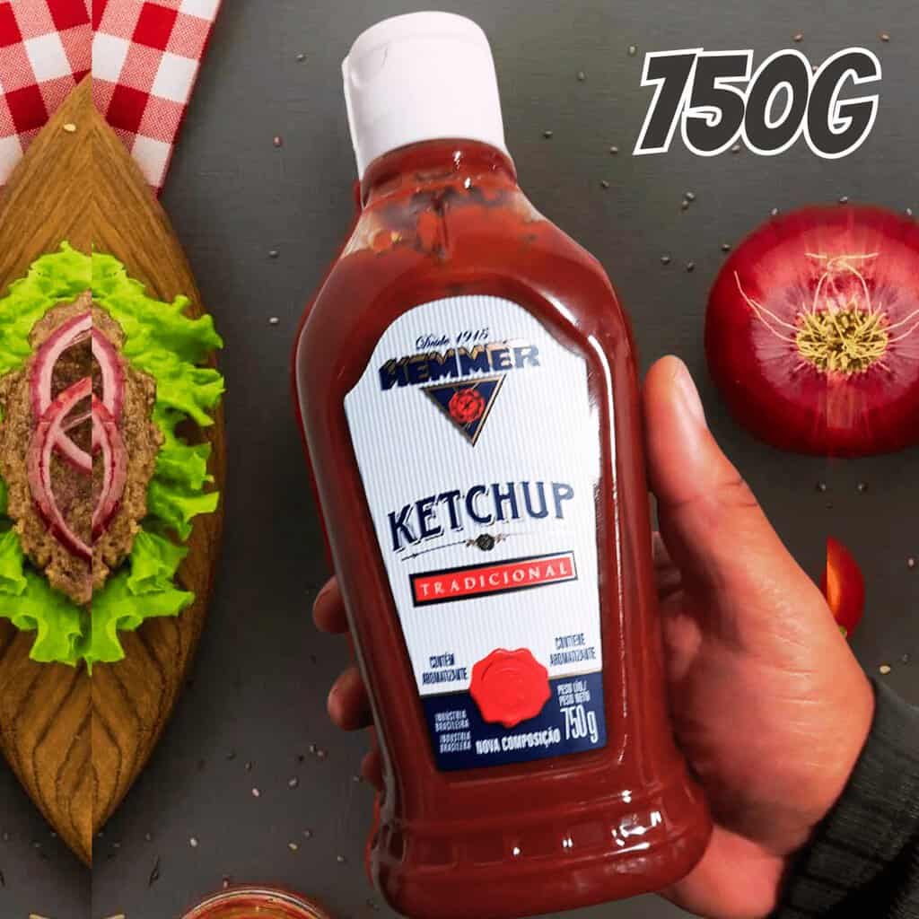 Hemmer Ketchup Tradicional Squeeze 750G