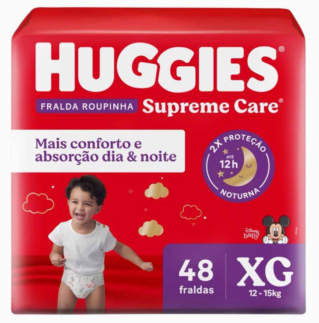 Huggies Fralda Roupinha Supreme Care XG - 48 Unidades