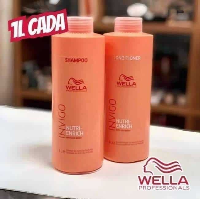 Kit Wella Nutri Enrich Shampoo E Condicionador 1 Litro