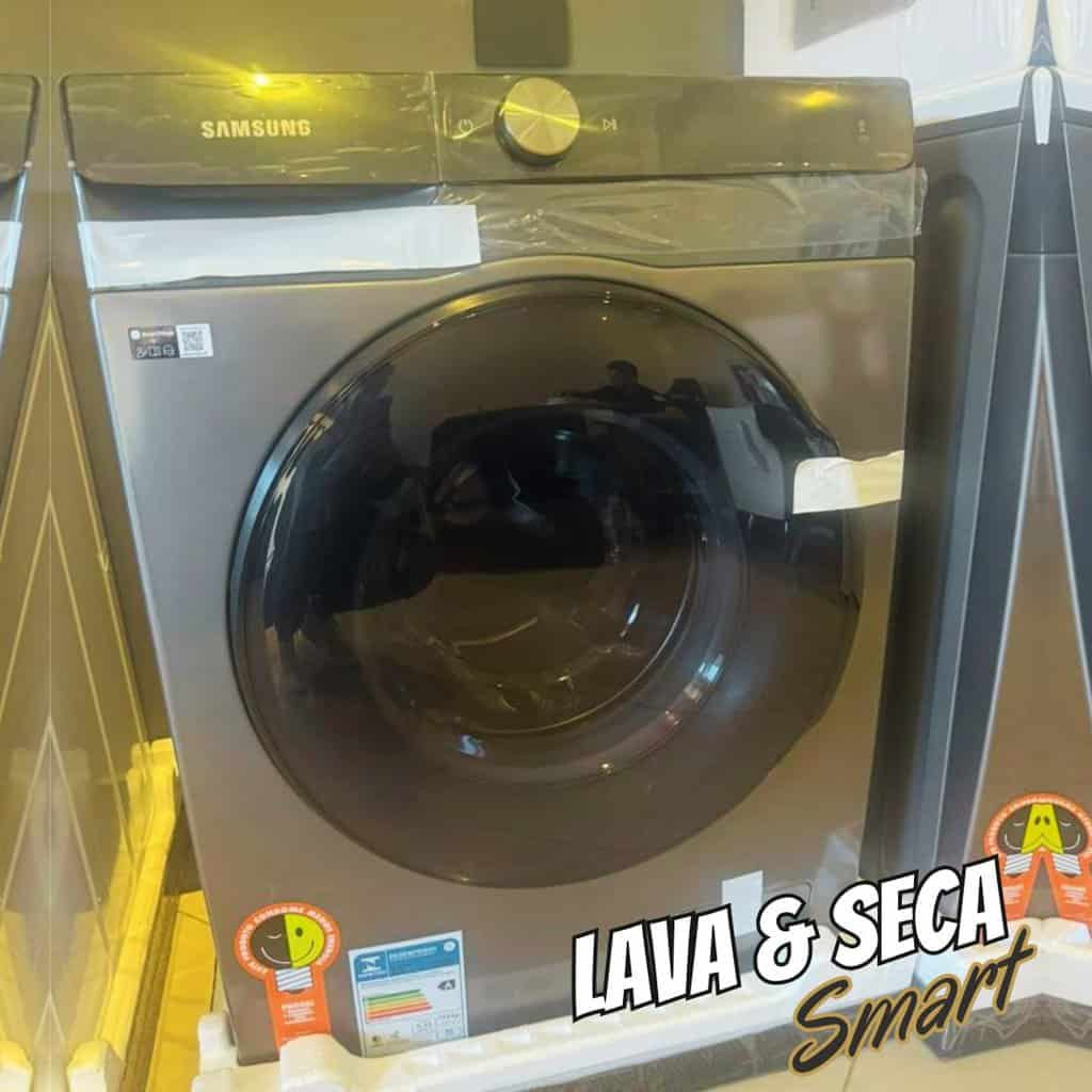 Lava & Seca 11 Kg Samsung SmartThings Inox Look com 12 Programas de Lavagem - WD11T504DBX