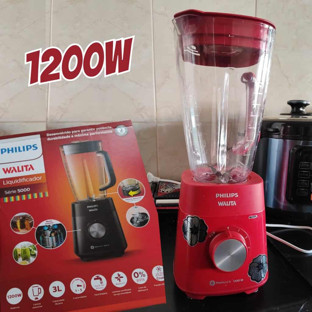 Liquidificador Philips Walita Série 5000 Vermelho