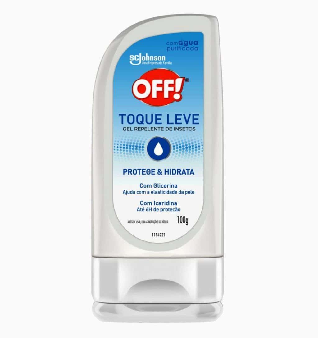 OFF! Repelente Toque Leve Gel com Glicerina e Icaridina 100g