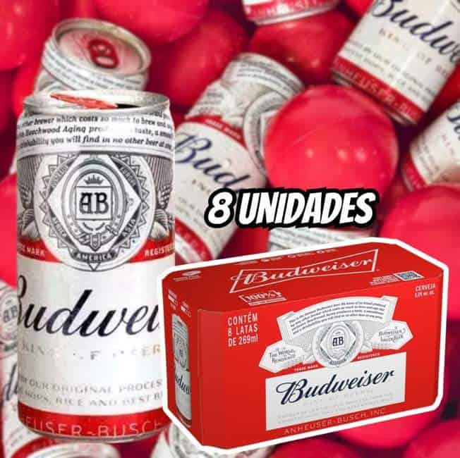 Pack de Budweiser Lata 269ML, 8 Unidades