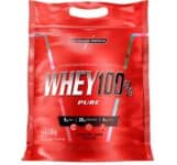 Integralmédica – Whey Protein Concentrado Cookies 100% Pure – 21g de Proteína por Scoop, Suplementação Alimentar Pós-Treino, Fórmula Enriquecida com BCAAs – Pouch 1,8kg