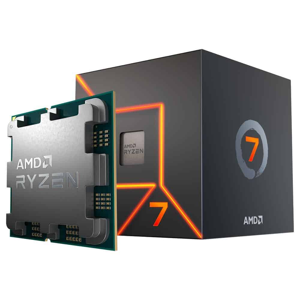 Processador AMD Ryzen 7 7700, 5.3GHz Max Turbo, Cache 40MB, AM5, 8 Núcleos, Vídeo Integrado - 100-100000592BOX