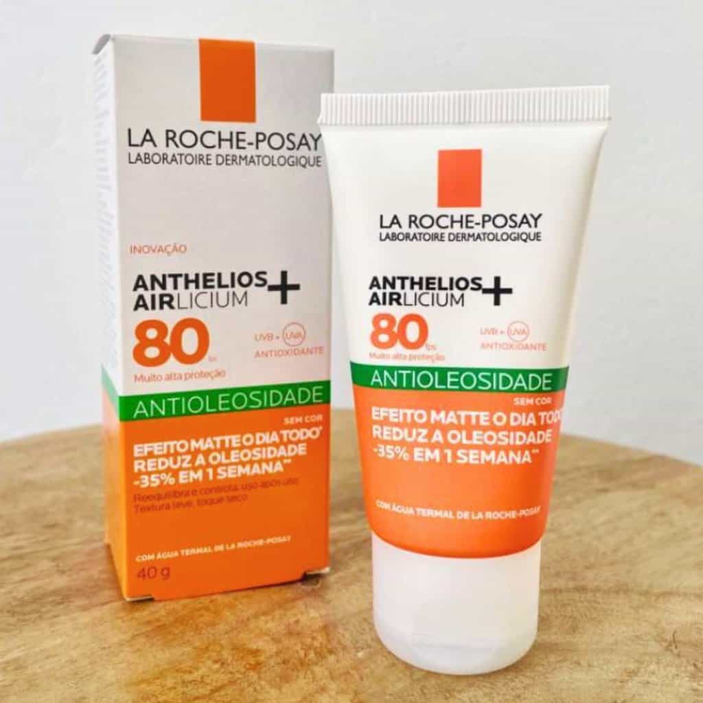 Protetor Anthelios Airlicium Sem Cor Fps 80 Antioleosidade 40g La Roche-posay