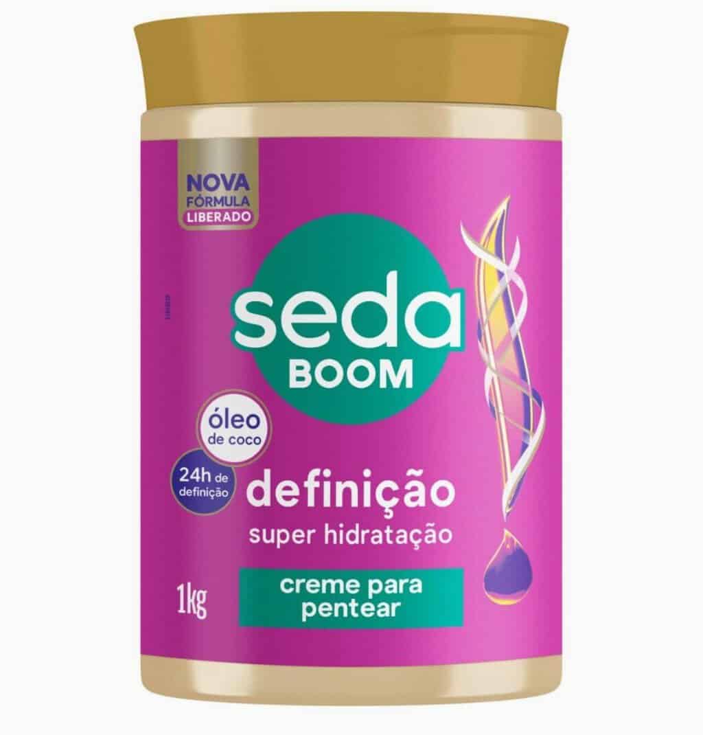 Seda Creme Para Pentear Boom Definição Pote 1Kg