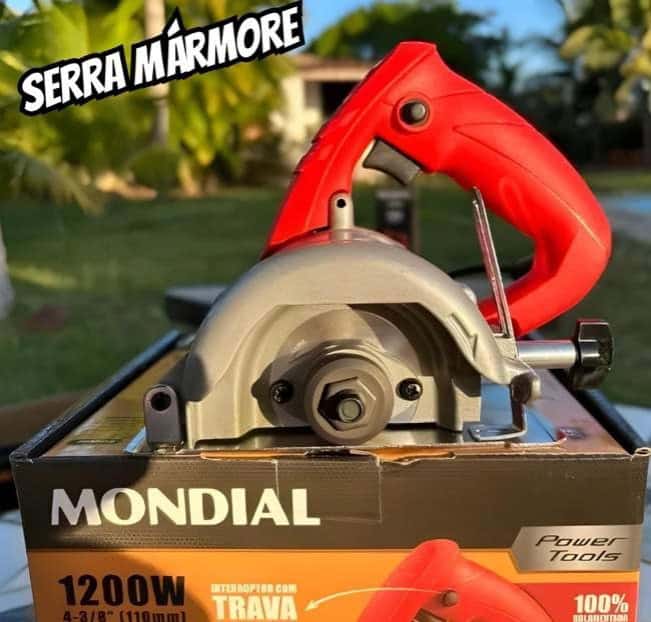 Serra Mármore Elétrica Mondial Power Tools FSM-03 - 4-3/8” 1200W 11000 RPM