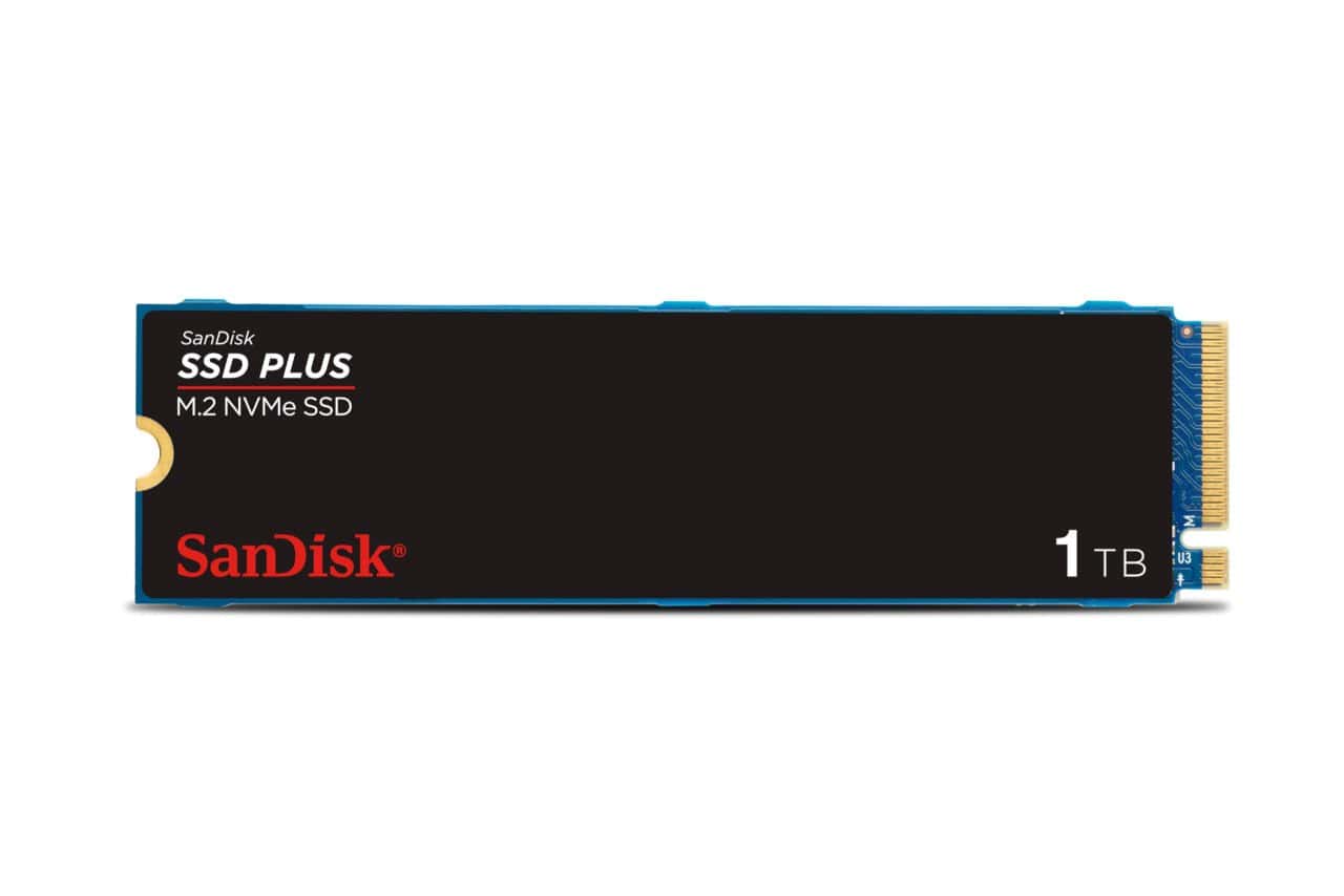 SSD PLUS M.2 NVMe Sandisk 1TB SDSSDA3N-1T00-G26 PCIe Gen 3.0