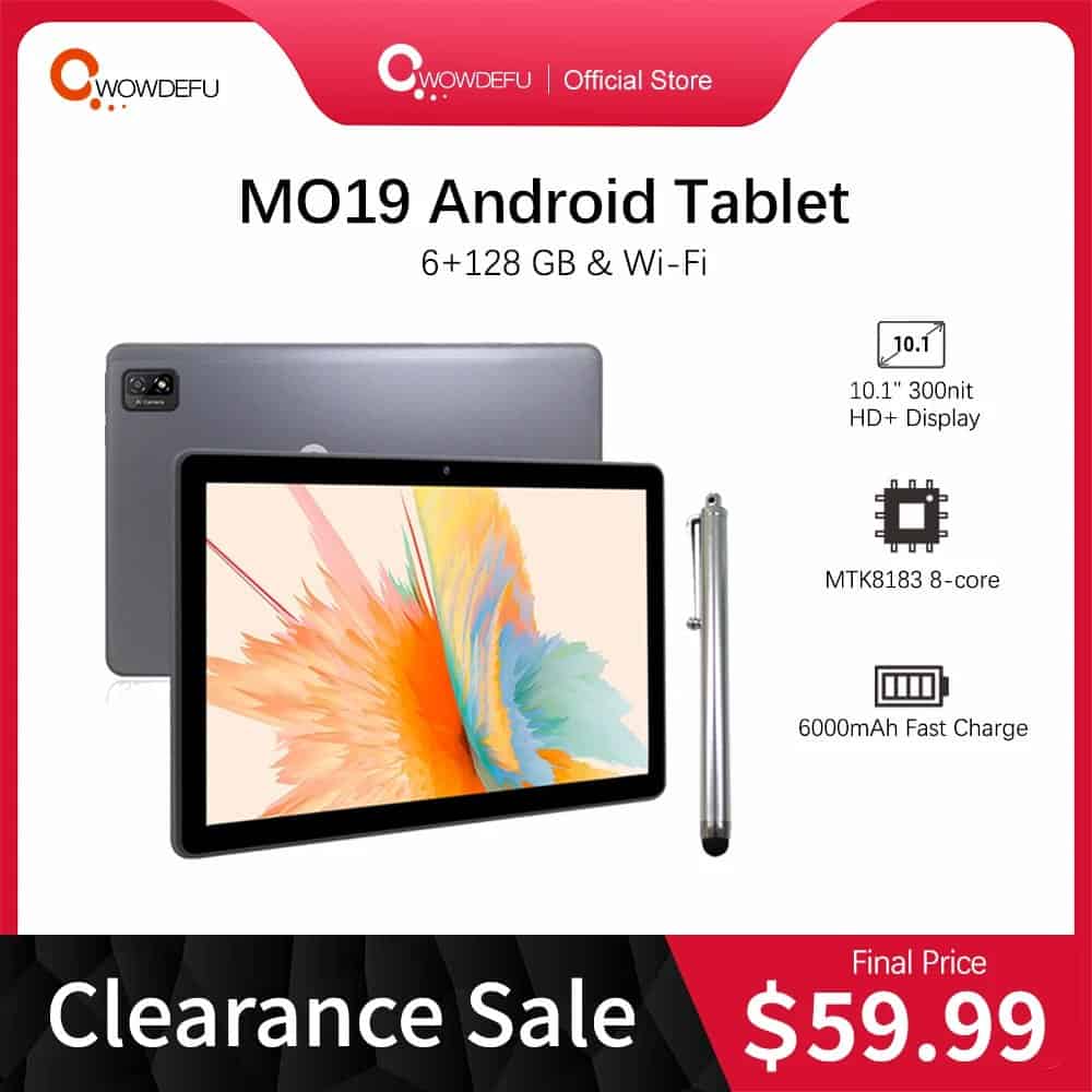 Tablet Android MO19 Cupom