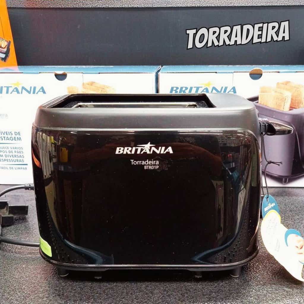 Torradeira Btr01p Com 6 Níveis De Tostagem Britânia 127v Cor Preto 110V